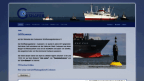 What Schiffsansagedienst-cuxhaven.de website looked like in 2019 (4 years ago)