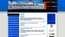 What Sportwings.fi website looked like in 2019 (4 years ago)
