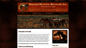 What Spanishmustang.org website looked like in 2019 (4 years ago)