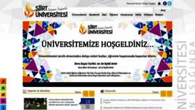 What Siirt.edu.tr website looked like in 2019 (6 years ago)