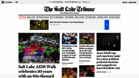 What Sltrib.com website looked like in 2019 (4 years ago)