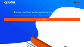 What Subiz.com website looked like in 2019 (4 years ago)