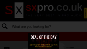 What Sxpro.co.uk website looked like in 2019 (4 years ago)