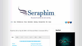 What Seraphimsl.com website looked like in 2019 (4 years ago)