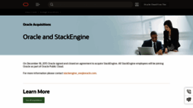 What Stackengine.com website looked like in 2019 (4 years ago)