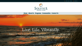 What Solsticeseniorliving.com website looked like in 2019 (4 years ago)