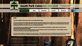 What Southparkcoins.com website looked like in 2019 (4 years ago)