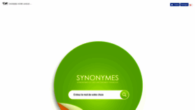 What Synonymes.com website looked like in 2019 (4 years ago)