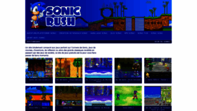 What Sonicrush.net website looked like in 2019 (4 years ago)
