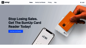What Sumup.com website looked like in 2019 (4 years ago)