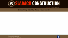 What Slabachconstruction.com website looked like in 2019 (4 years ago)
