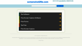 What Screenshot2file.com website looked like in 2019 (4 years ago)