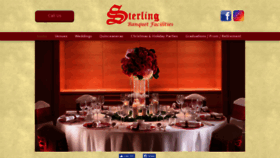 What Sterlingbanquethall.com website looked like in 2019 (4 years ago)