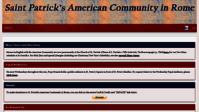 What Stpatricksamericanrome.org website looked like in 2019 (4 years ago)