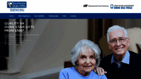 What Stayhomestairlifts.com website looked like in 2019 (4 years ago)
