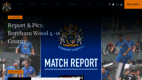 What Stockportcounty.com website looked like in 2019 (4 years ago)