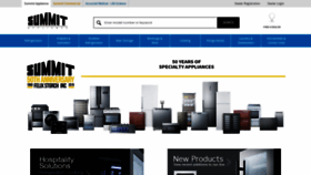 What Summitappliances.com website looked like in 2019 (4 years ago)