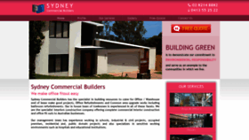 What Sydneycommercialbuilders.com.au website looked like in 2019 (4 years ago)