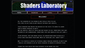 What Shaderslab.com website looked like in 2019 (4 years ago)