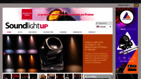 What Soundlightup.com website looked like in 2019 (4 years ago)