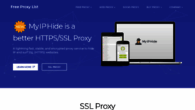 What Sslproxies.org website looked like in 2019 (4 years ago)