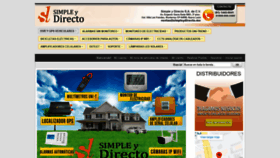 What Simpleydirecto.mx website looked like in 2019 (4 years ago)