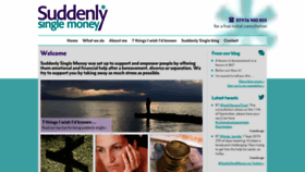 What Suddenlysinglemoney.com website looked like in 2019 (4 years ago)