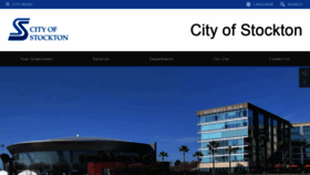 What Stocktongov.com website looked like in 2019 (4 years ago)
