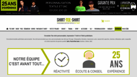 What Shirt-tee-shirt.fr website looked like in 2019 (4 years ago)