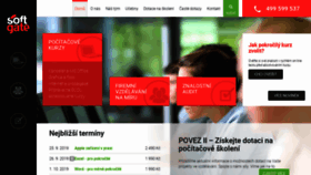 What Softgate.cz website looked like in 2019 (4 years ago)