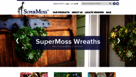 What Supermoss.com website looked like in 2019 (4 years ago)