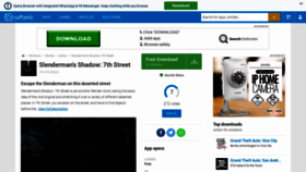 What Slendermans-shadow-7th-street.en.softonic.com website looked like in 2019 (4 years ago)
