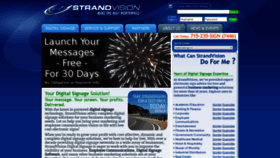 What Strandvision.com website looked like in 2019 (4 years ago)