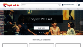 What Stylishwallart.com website looked like in 2019 (4 years ago)