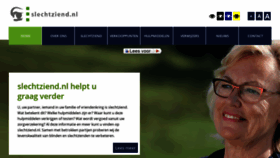 What Slechtziend.nl website looked like in 2019 (4 years ago)