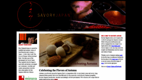 What Savoryjapan.com website looked like in 2019 (4 years ago)