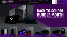 What Store.coolermaster.com website looked like in 2019 (4 years ago)