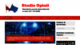 What Studioopinii.pl website looked like in 2019 (4 years ago)