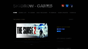 What Skidrow-games.com website looked like in 2019 (4 years ago)
