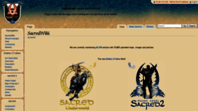 What Sacredwiki.org website looked like in 2019 (4 years ago)