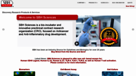 What Sbhsciences.com website looked like in 2019 (4 years ago)