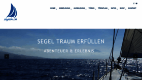 What Segeln.ch website looked like in 2019 (4 years ago)
