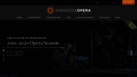 What Sarasotaopera.org website looked like in 2019 (4 years ago)
