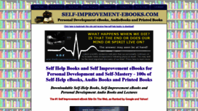 What Self-improvement-ebooks.com website looked like in 2019 (4 years ago)
