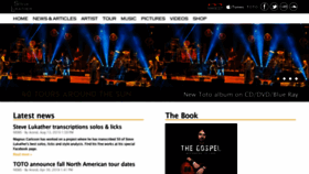 What Stevelukather.com website looked like in 2019 (4 years ago)