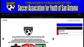 What Saysat.org website looked like in 2019 (4 years ago)