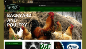 What Sharpefarmsupplies.com website looked like in 2019 (5 years ago)