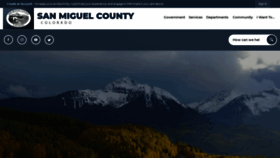 What Sanmiguelcountyco.gov website looked like in 2019 (4 years ago)