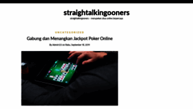 What Straightalkingooners.com website looked like in 2019 (4 years ago)