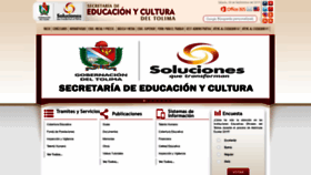 What Sedtolima.gov.co website looked like in 2019 (4 years ago)